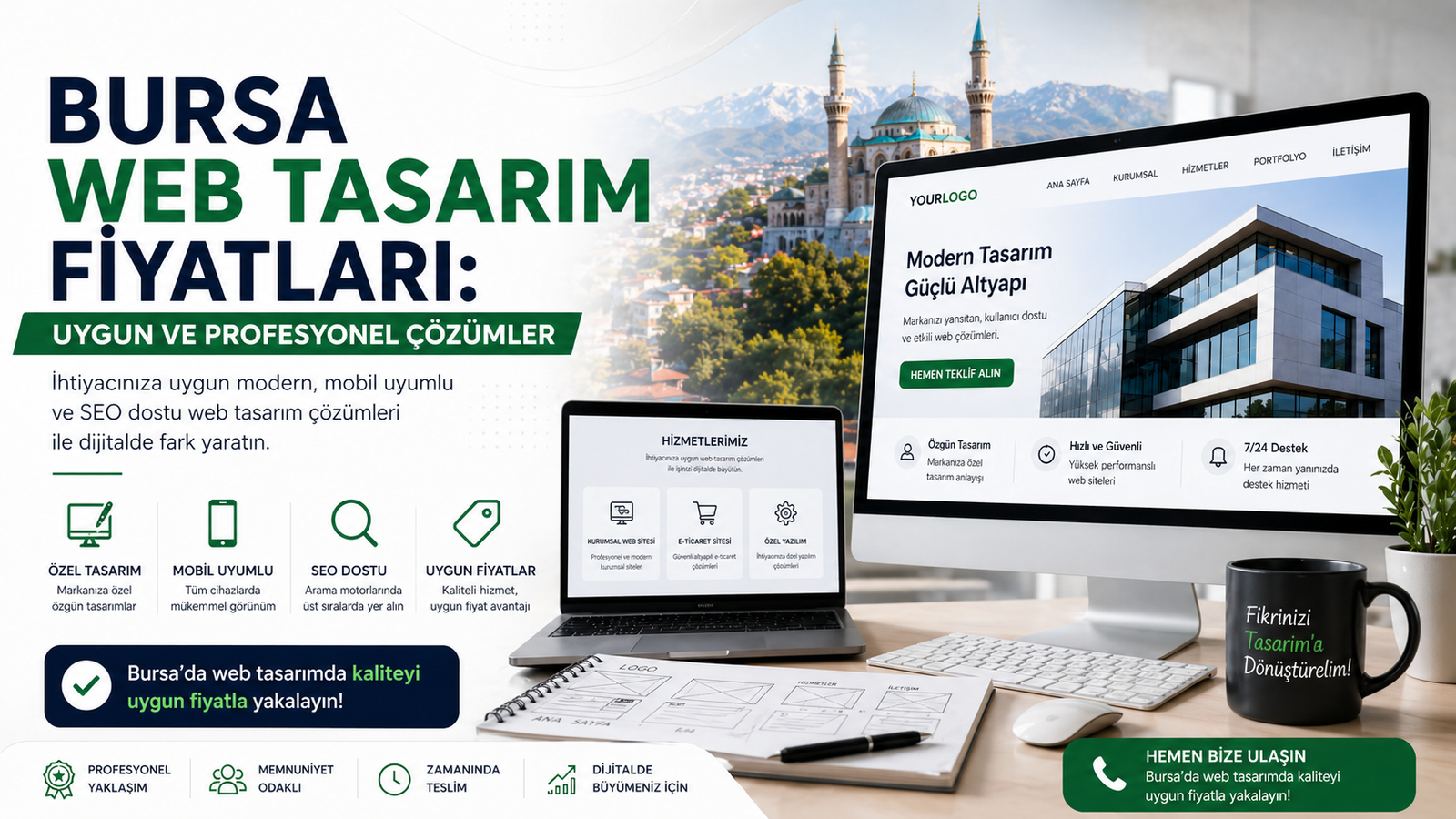 Bursa Web Tasarım Fiyatları: Uygun ve Profesyonel Çözümler