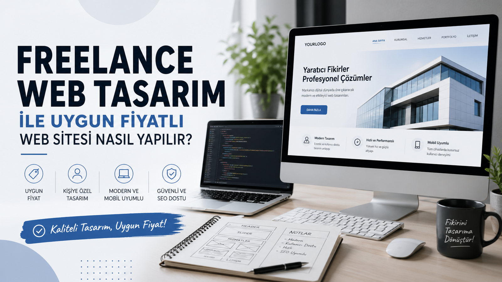 Freelance web tasarım ve uygun fiyatlı web sitesi çözümleri